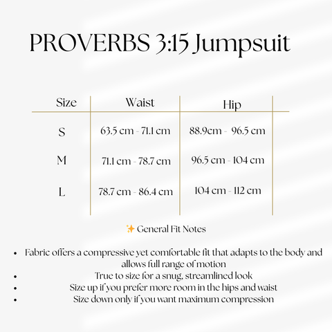 Proverbs 3:15 Flared Jumpsuit